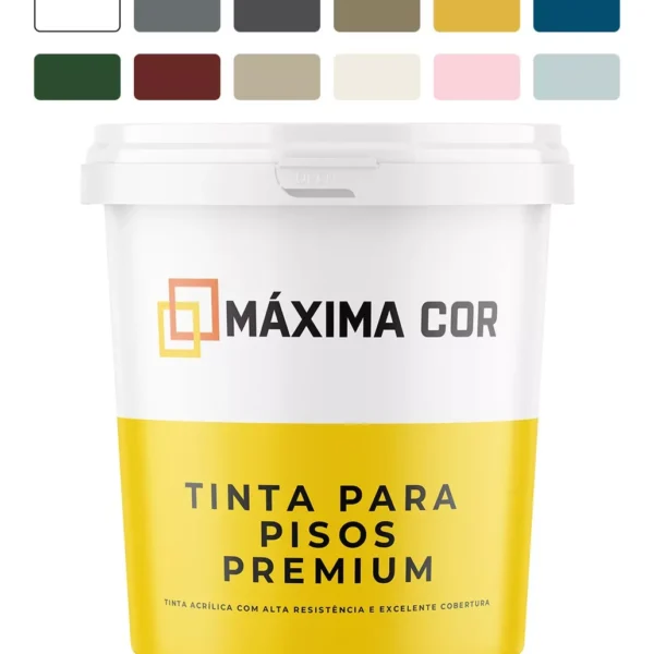 Tinta Para Pisos Alta Resistência Premium Máximacor 900ml