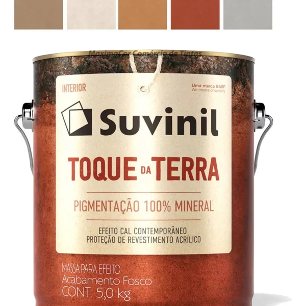 Massa Para Efeitos Contemporâneo Toque Da Terra Suvinil 5kg